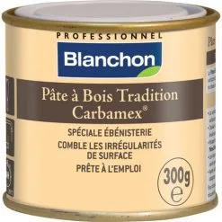 Mastic à Bois Sans Solvant - Teinte : Blanc - BLANCHON - Teinte : Blanc