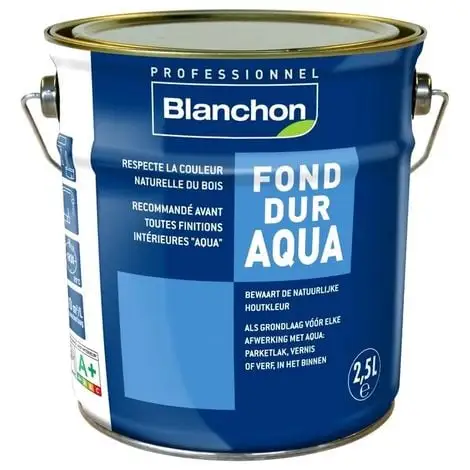 Fond Dur Professionnel Aqua BLANCHON | Conditionnement: 2,5 Litres 1 Fond Dur Professionnel Aqua BLANCHON | Conditionnement: 2,5 Litres