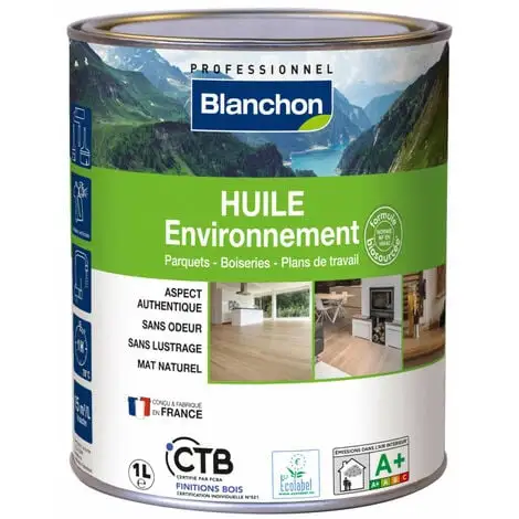 BLANCHON Huile Parquet Environnement - Effet Nature 1L - Incolore 1 BLANCHON Huile Parquet Environnement - Effet Nature 1L - Incolore