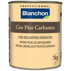 BLANCHON Cire Pâte Carbamex® Antic Foncé 1kg