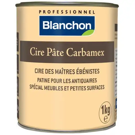 BLANCHON Cire Pâte Carbamex® Antic Foncé 1kg 1 BLANCHON Cire Pâte Carbamex® Antic Foncé 1kg