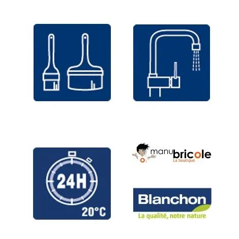 BLANCHON Huile Bardage - Pin Blanc - 1 Litre - Pin Blanc 2 BLANCHON Huile Bardage - Pin Blanc - 1 Litre - Pin Blanc – Image 2