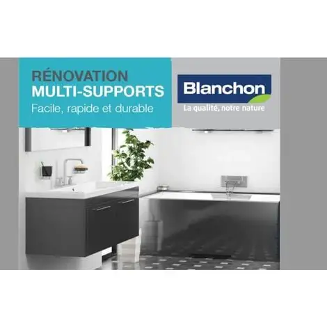 BLANCHON Peinture Rénovation Cuisine & Salle De Bain 1L Gris Clair 2 BLANCHON Peinture Rénovation Cuisine & Salle De Bain 1L Gris Clair – Image 2