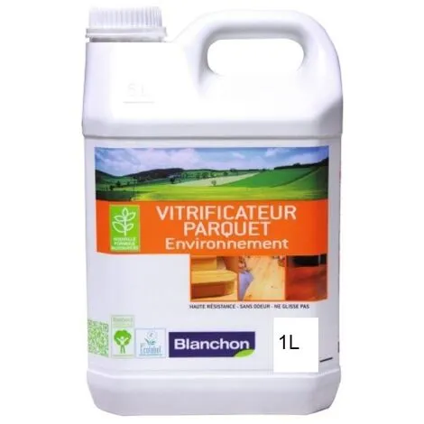 BLANCHON Vitrificateur Parquet Environnement, Incolore Satiné, Bidon De 1 Litre - Satiné 1 BLANCHON Vitrificateur Parquet Environnement, Incolore Satiné, Bidon De 1 Litre - Satiné
