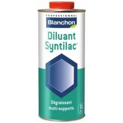 BLANCHON Diluant Syntilac®, Dégraissant Avant Application De La Finition Et Solvant Pour Nettoyage Des Ustensiles Bidon De 5l