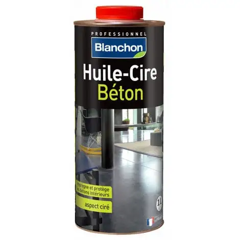 BLANCHON Huile Cire Beton Aspect Ciré Incolore - 1L - Incolore 1 BLANCHON Huile Cire Beton Aspect Ciré Incolore - 1L - Incolore