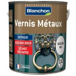 Vernis Métaux Incolore Mat Blanchon 2.5L - Incolore