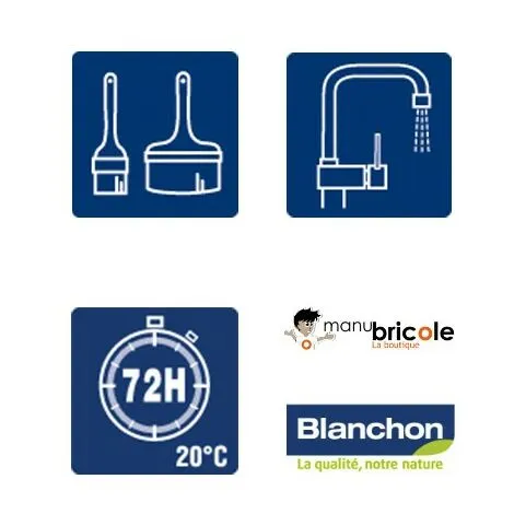 Dégriseur Bois Incolore - Blanchon - 2.5L 1 Dégriseur Bois Incolore - Blanchon - 2.5L