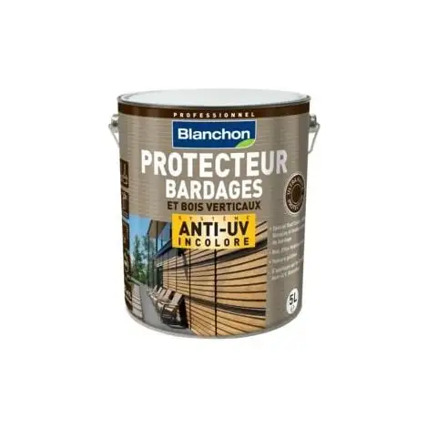BLANCHON Protecteur Bardage Anti-UV Incolore Bidon De 5 Litres - Incolore 1 BLANCHON Protecteur Bardage Anti-UV Incolore Bidon De 5 Litres - Incolore