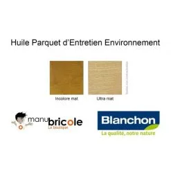 BLANCHON Huile Parquet D'entretien Environnement 1L Ultra Mat - Incolore -Magasin D'usine Blanchon 2119332 3