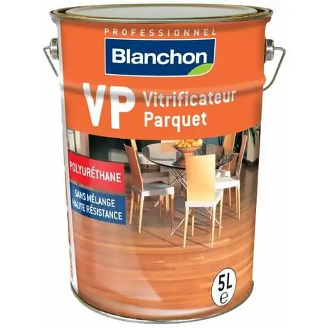 BLANCHON Vitrificateur Parquet VP 5L Satiné - Incolore 1 BLANCHON Vitrificateur Parquet VP 5L Satiné - Incolore