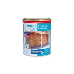 BLANCHON Vernis EXP Toutes Boiseries Chene Moyen Satiné Interieur Exterieur 1 Litre