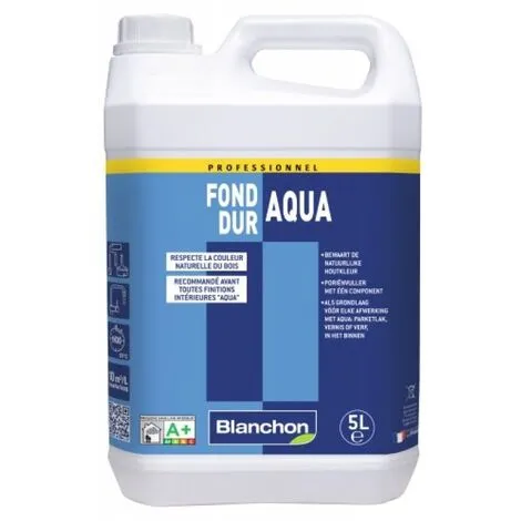 BLANCHON Fond Dur Aqua-Polyuréthane Incolore Bidon De 1 Litre 2 BLANCHON Fond Dur Aqua-Polyuréthane Incolore Bidon De 1 Litre – Image 2