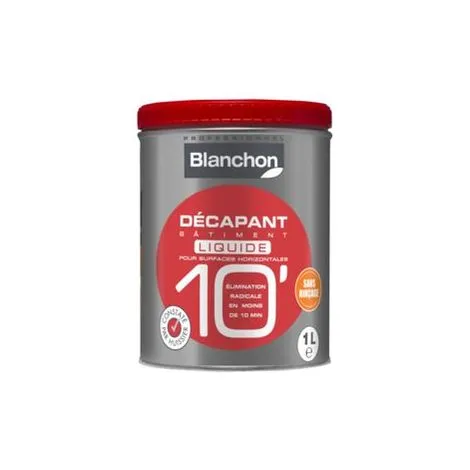 BLANCHON Décapant Bâtiment 10' Liquide 1L 1 BLANCHON Décapant Bâtiment 10' Liquide 1L