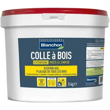 BLANCHON Colle à Bois Extérieure - 5 Kg 1 BLANCHON Colle à Bois Extérieure - 5 Kg