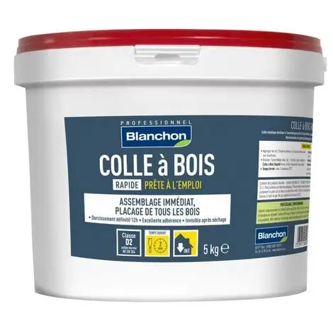 BLANCHON Colle à Bois Rapide Intérieure - 5 Kilos 1 BLANCHON Colle à Bois Rapide Intérieure - 5 Kilos