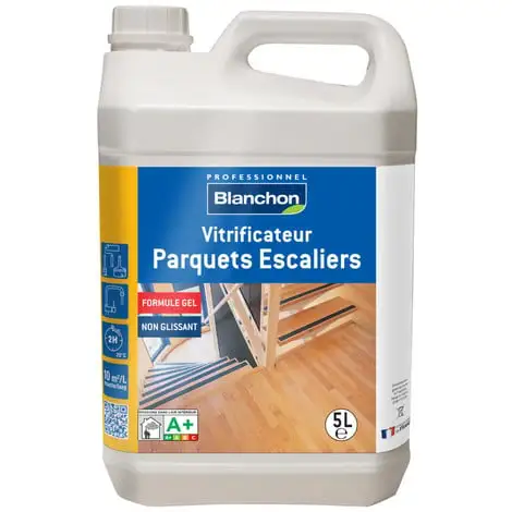 Vitrificateur Parquets Escaliers Blanchon Mat 5L - Incolore 1 Vitrificateur Parquets Escaliers Blanchon Mat 5L - Incolore