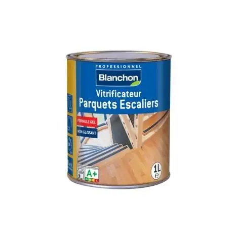 Vitrificateur Parquets Escaliers Blanchon Satiné 1L - Incolore 1 Vitrificateur Parquets Escaliers Blanchon Satiné 1L - Incolore