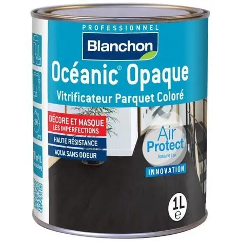 BLANCHON Vitrificateur OCÉANIC OPAQUE BLANC 1L - Blanc 1 BLANCHON Vitrificateur OCÉANIC OPAQUE BLANC 1L - Blanc