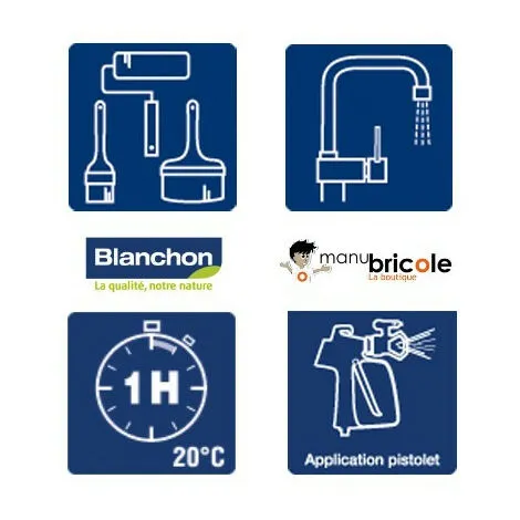 BLANCHON Huile Parquet Environnement - Bois Brut 0,5L - Incolore 2 BLANCHON Huile Parquet Environnement - Bois Brut 0,5L - Incolore – Image 2