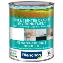 BLANCHON Huile Teintée Opaque Environnement Noir 1L - Noir