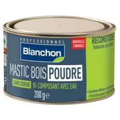 BLANCHON Mastic Bois Poudre - Chêne Clair - 200 G