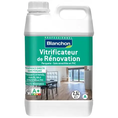 BLANCHON Vitrificateur De Rénovation Mat- 2.5L + Durcisseur - Incolore 1 BLANCHON Vitrificateur De Rénovation Mat- 2.5L + Durcisseur - Incolore