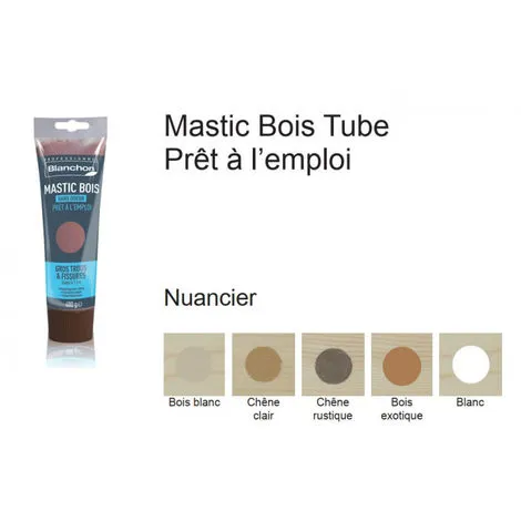 BLANCHON Mastic Bois Prêt à L'emploi - Blanc - 400g - Blanc 3 BLANCHON Mastic Bois Prêt à L'emploi - Blanc - 400g - Blanc – Image 3