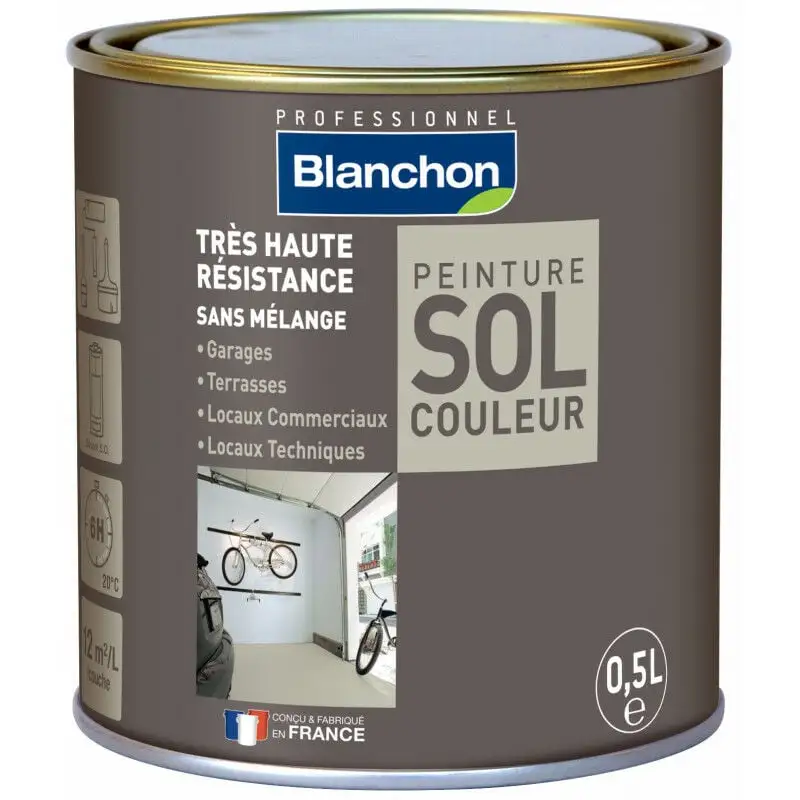 Blanchon Peinture Sol Couleur Brique Tomette 2,5L - Plusieurs Modèles Disponibles 1 Blanchon Peinture Sol Couleur Brique Tomette 2,5L - Plusieurs Modèles Disponibles