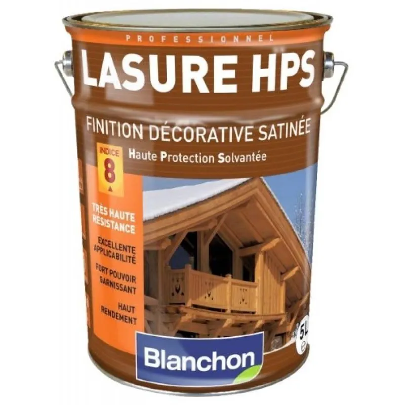 BLANCHON Lasure HPS Haute Protection Solvantée Finition Chêne Moyen Bidon De 5 Litres 5 BLANCHON Lasure HPS Haute Protection Solvantée Finition Chêne Moyen Bidon De 5 Litres – Image 5