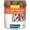 BLANCHON Peinture Microporeuse Hydrofuge Tous Bois Environnement, Gris Anthracite 7016 1l