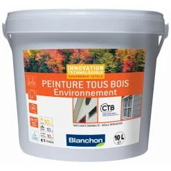 BLANCHON Peinture Tous Bois Environnement Blanc 10L
