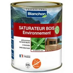 BLANCHON Saturateur Bois Environnement Anthracite 0,75L - Gris
